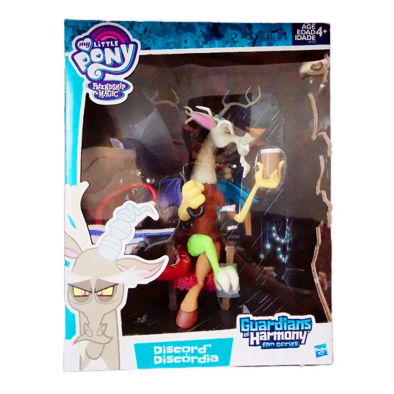 

Hasbro Original My Little Pony Action Figures Kawaii Discord Anime 33cm Models Collection PVC Dolls Toys for Girls Boys Gift