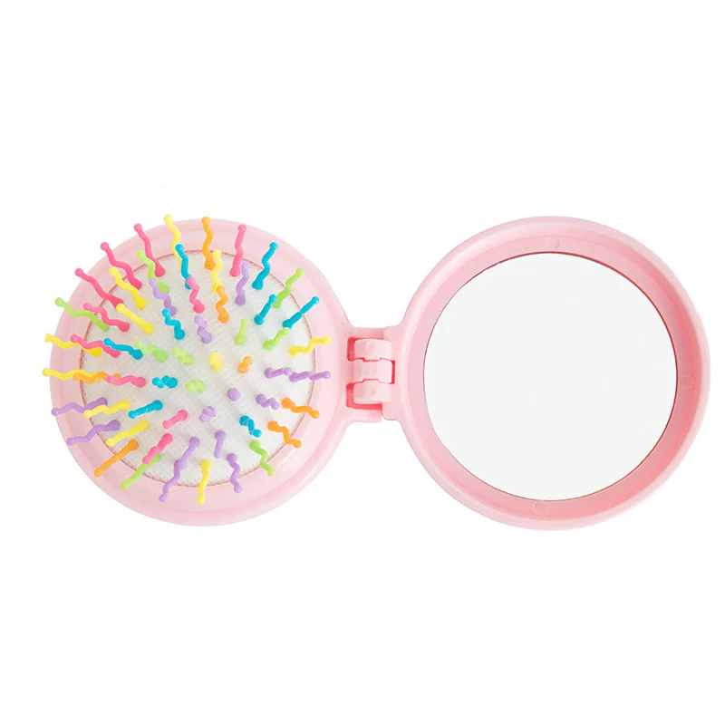 Расческа Складная для макияжа с подушкой безопасности