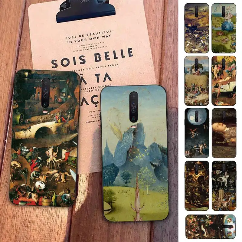 

Hieronymus Bosch Phone Case for Redmi 5 6 7 8 9 A 5plus K20 4X S2 GO 6 K30 pro