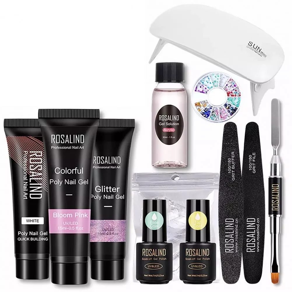 

NEW2023 Nail Polishing Gel Set Quick Building DIY ABS Multipurpose Manicure Extension Gel for Beauty