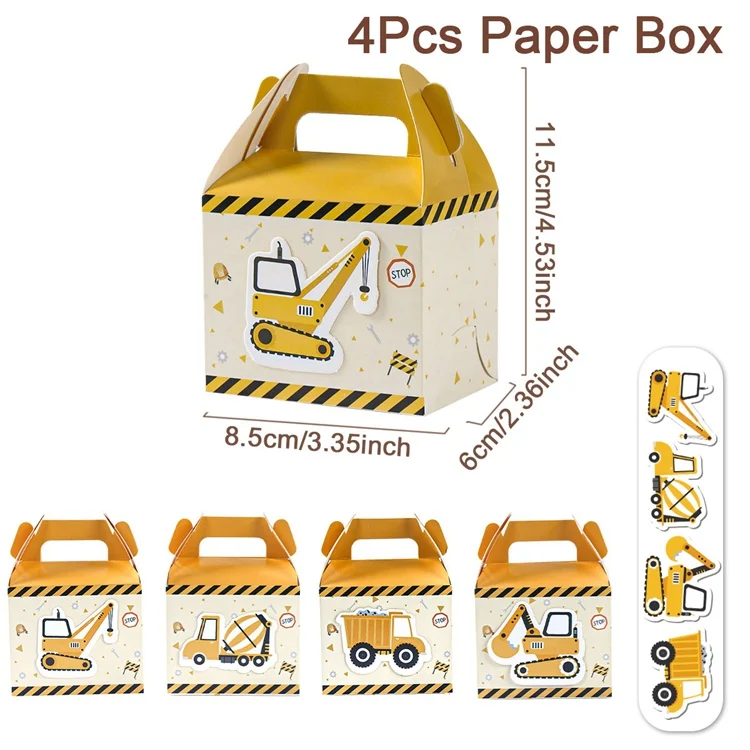 

Детская коробка для сладостей инженерная тематика Huiran