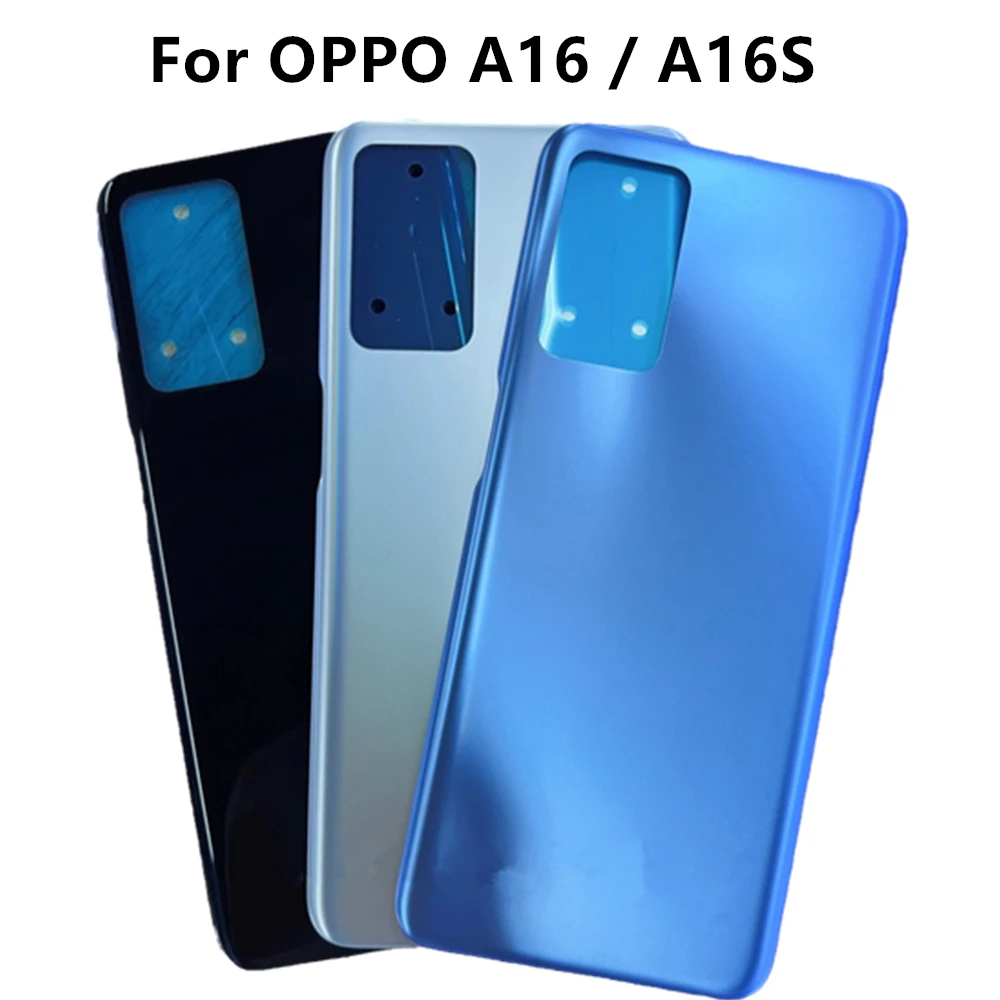 

Housing For OPPO A16 A16S 6.52" CPH2269 CPH2271 Battery Back Cover Plastic Repair Replace Door Phone Rear Case