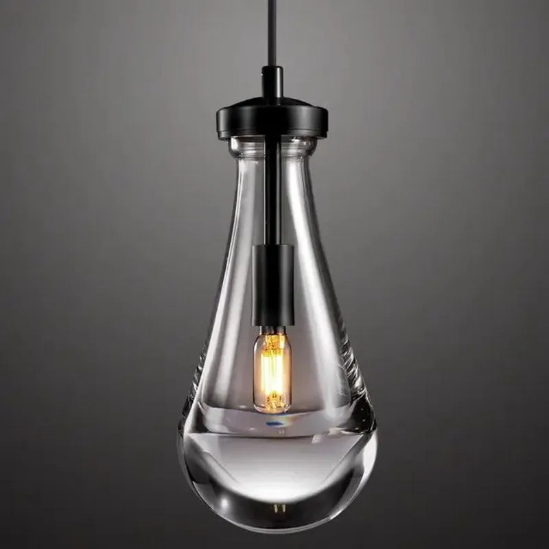 

Подвесные светильники KOSTKING "Капли дождя", матовый никель