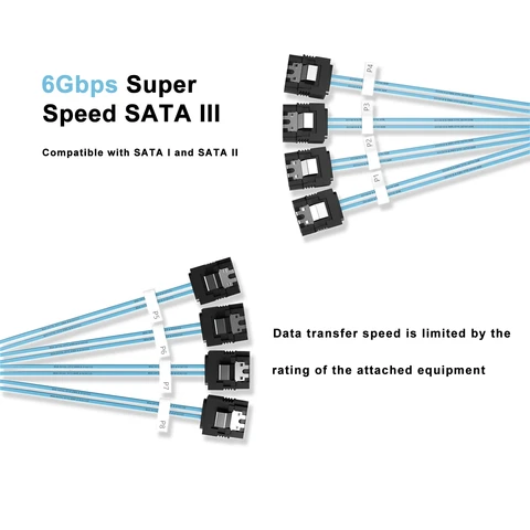 Кабель SATA III GQZJHOME 6 Гбит/с 1 шт.