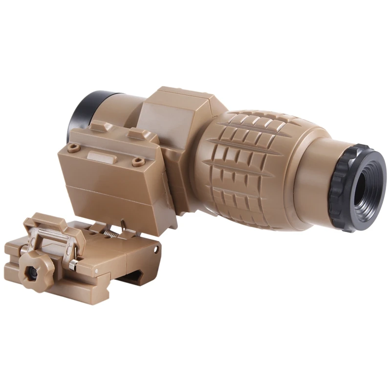 Оптический прицел 3X компактный с откидной крышкой подходит для 20-миллиметрового