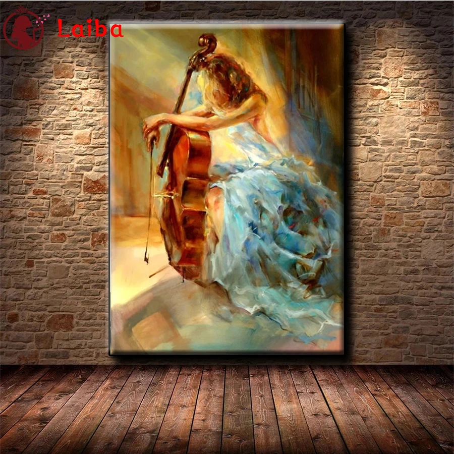 

Алмазная живопись, абстрактное искусство, музыка, девушка, вышивка крестиком, Алмазная мозаика, картина Стразы, вышивка кристаллами, бисеро...