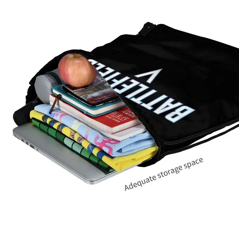 Спортивный рюкзак на шнурке с художественным принтом логотипом игрока поле боя V