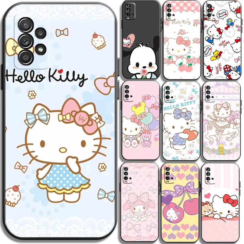 

NEW Hello Kitty Phone Cases For Xiaomi Redmi POCO X3 GT X3 Pro M3 POCO M3 Pro X3 NFC X3 Mi 11 Mi 11 Lite Cases Funda Soft TPU