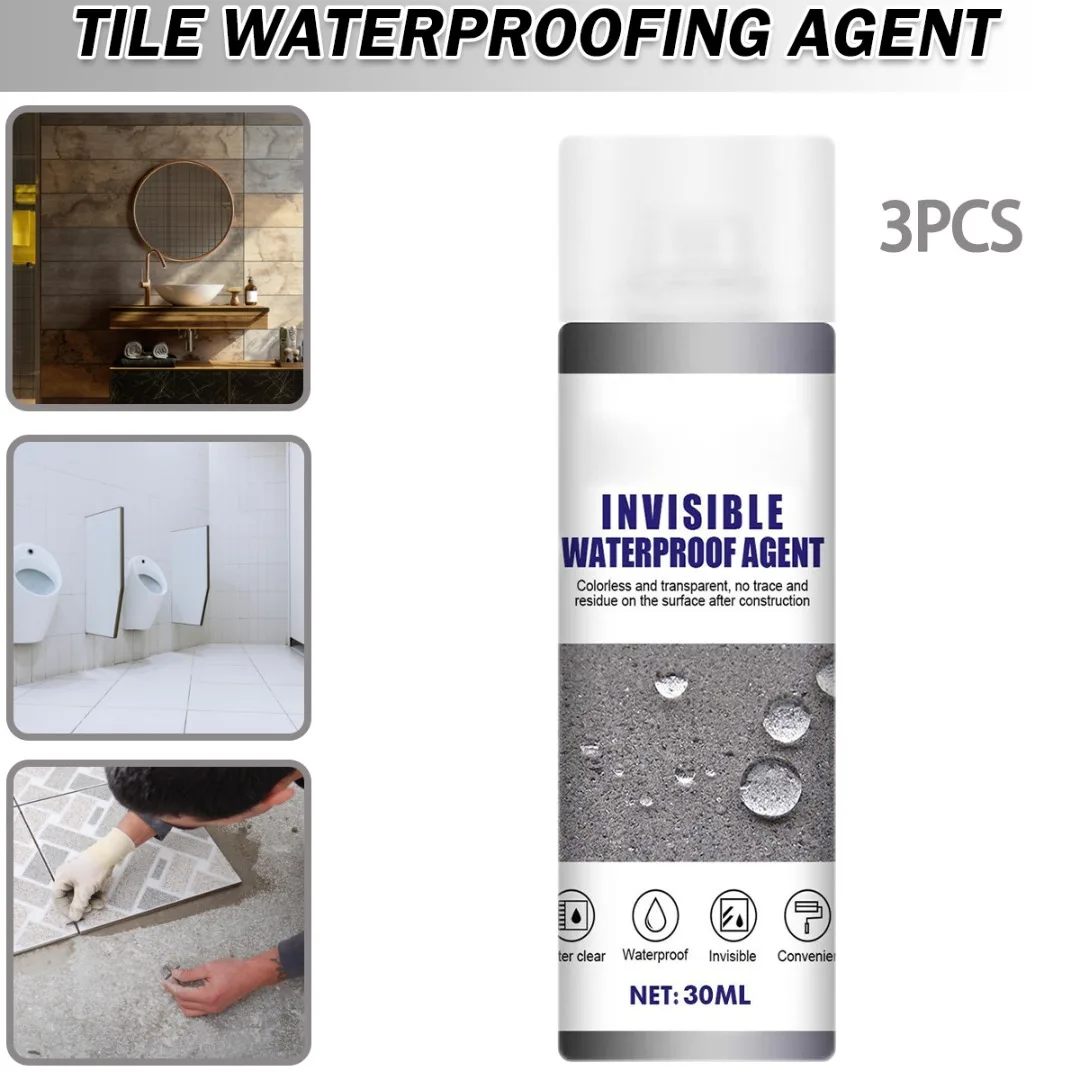 

3 Bottles Mist Leak-proof Sealant Anti Leaking Agent Leak-trapping Silicone Waterproof Glue Binding Seal Repair Adhesives