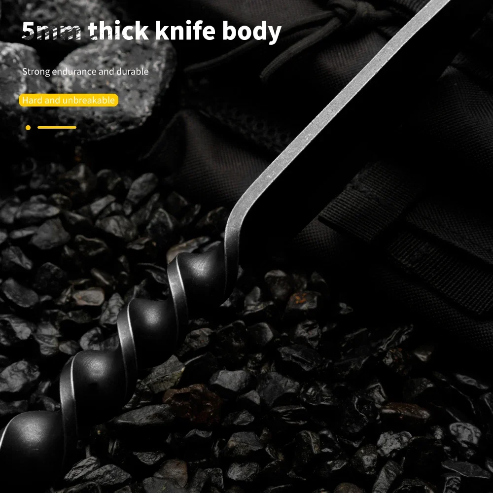 Нож из кованой пружинной стали премиум-класса — лучшее лезвие для выживания