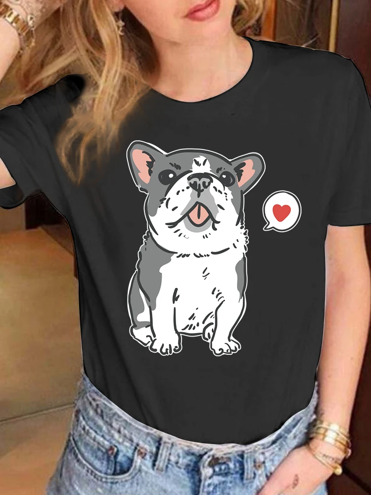 

Футболка женская с принтом животных, Милая женская футболка в стиле Харадзюку, летняя белая рубашка с принтом