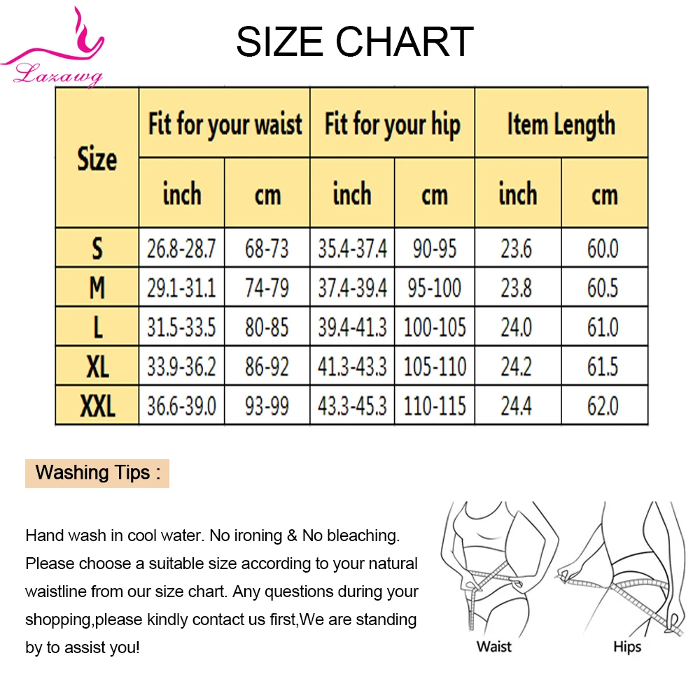 LAZAWG Women High Waist Tummy Control Leggings   Body Shapers PantiesHooks Seamless Shapewear Push Up Gym Slimming Pants Shaper