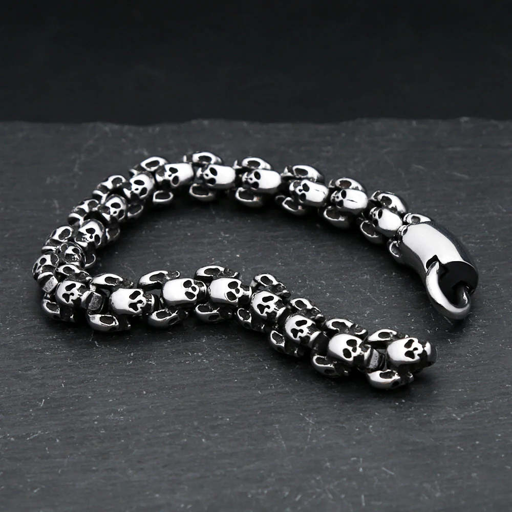 Винтажный готический браслет TOGA PULLA из нержавеющей стали