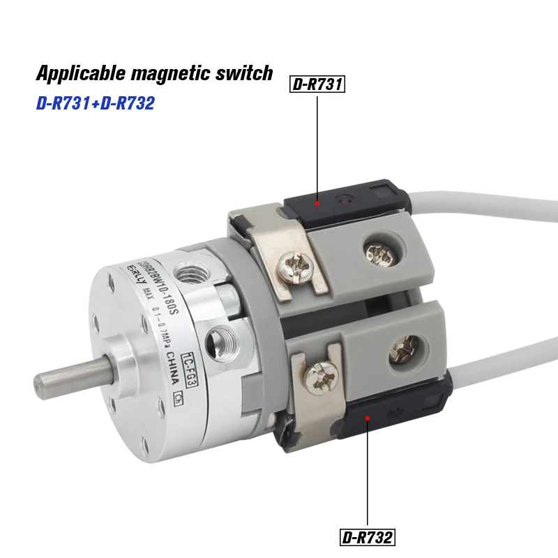 Вращающийся цилиндр с одним лезвием CRB2BW CDRB2BW CDRB2BWU 10 15 20 30 40-90S 180S 270S пневматический