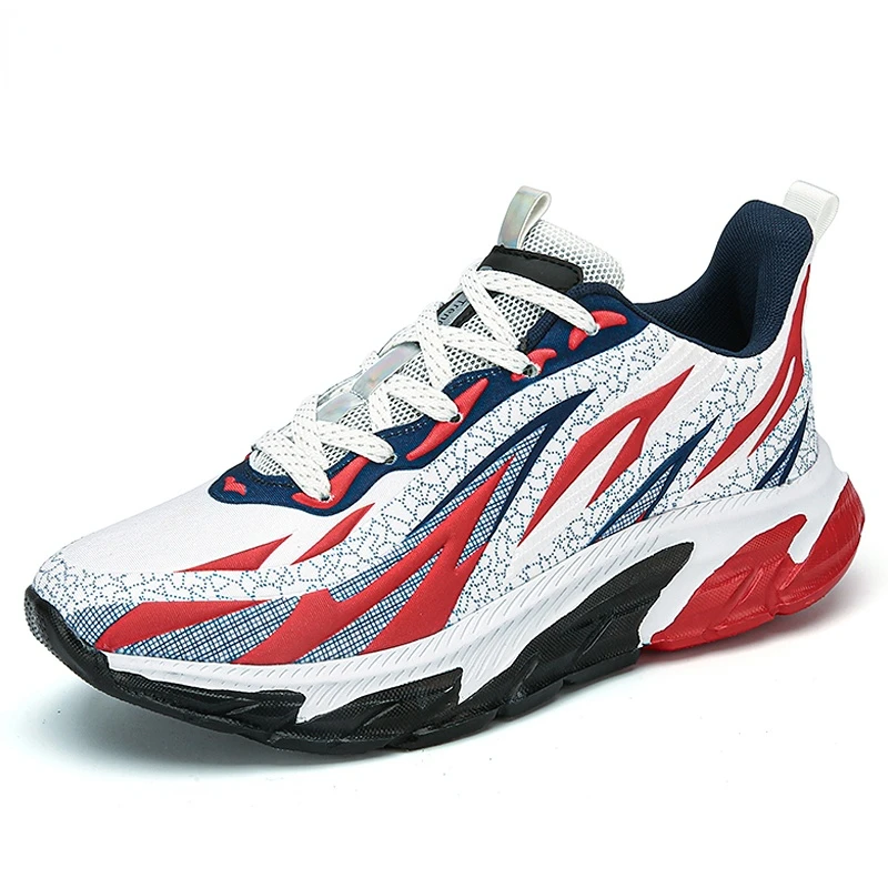 

Fashion Men Brethable Sport Running Shoes Outdoor Casual Jogging Thick Bottom Sneakers Size 39-46 Zapatillas De Deporte