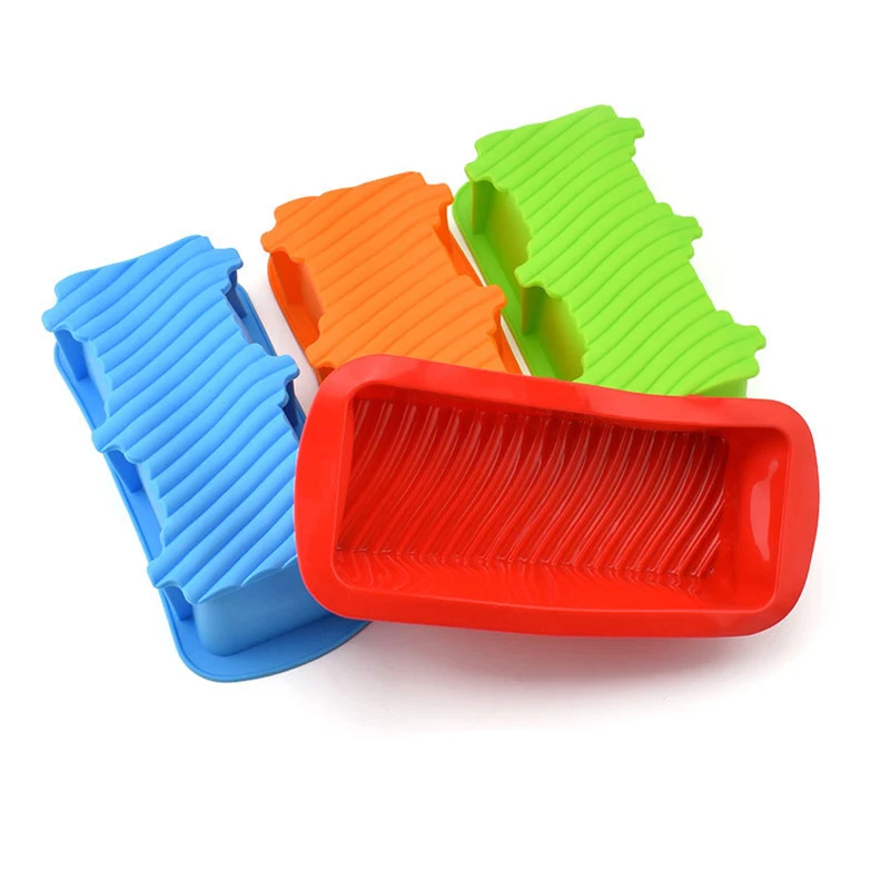 

Rectangular Silicone Bread Pan Mold Toast Bread Mould Cake Tray Bakeware Non-stick Baking Tools Kitchen Baking Accessories