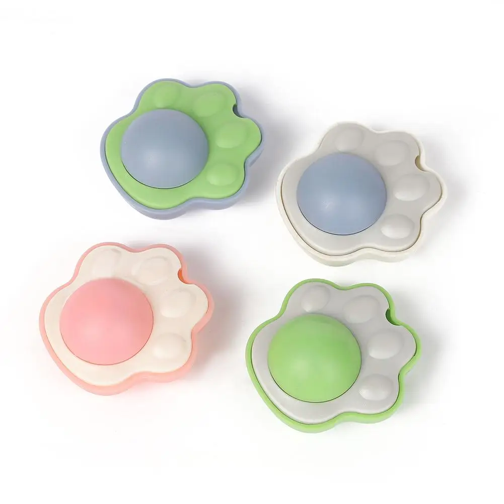 

1PCS Pet Cat Catnip Ball Cute Paw Print Licking Ball Teeth Cleaning Molar Toy Pet Supplies For Indoor Cats Dropshipping