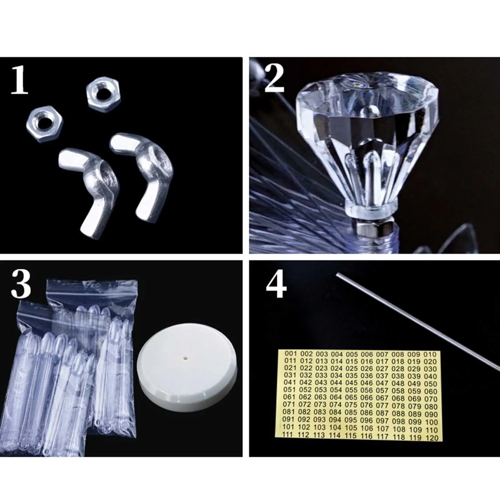 Спиральные накладные ногти дисплей полка прозрачный поддельный маникюрный