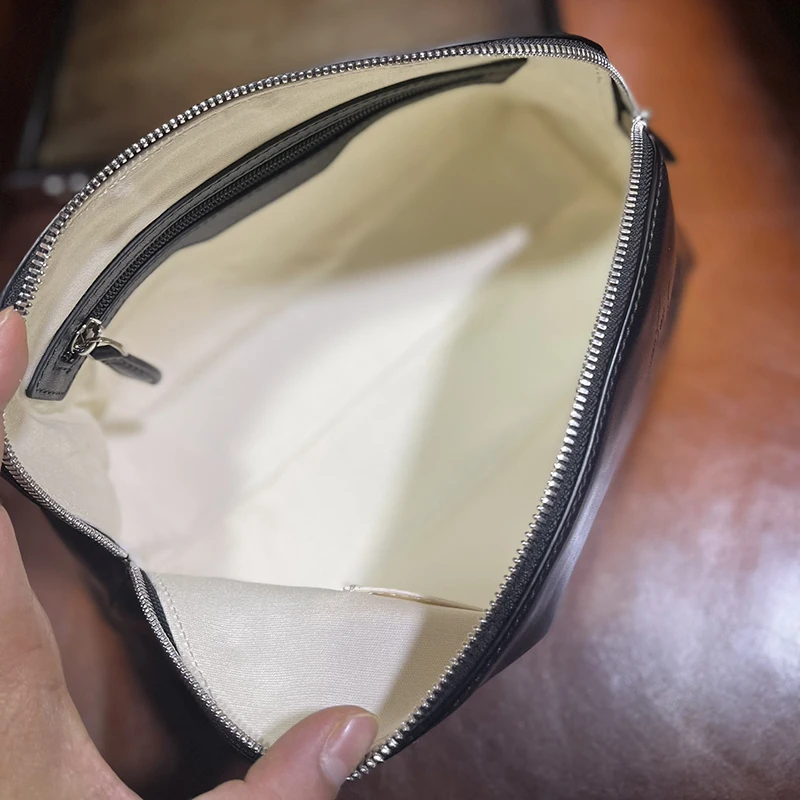 Новинка 2019 мужская кожаная сумка-клатч большой вместимости модный тренд для