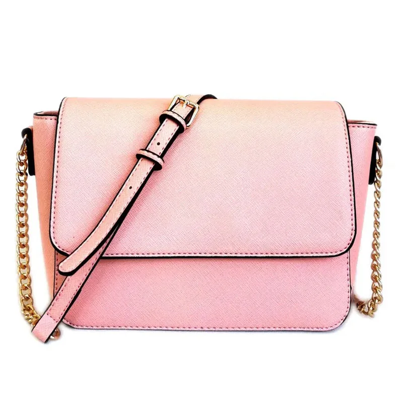 

Fashion designer classic black PU leather crossbody Bag large capacity solid color shopping bag