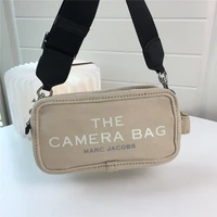 marc jacobs canvas camera bag the new letter womens fashion all match shoulder messenger bag camera purse ladies 2022 luxury
