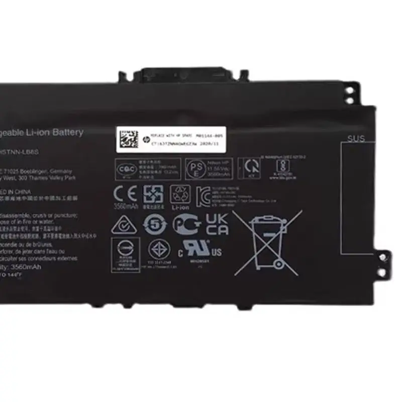 PP03XL Аккумулятор для ноутбука HP Pavilion X360 13-BB 14-DV 14M-DW 14-DK HSTNN-DB9X HSTNN-LB8S M01118-241 M01144-005 11 55 В