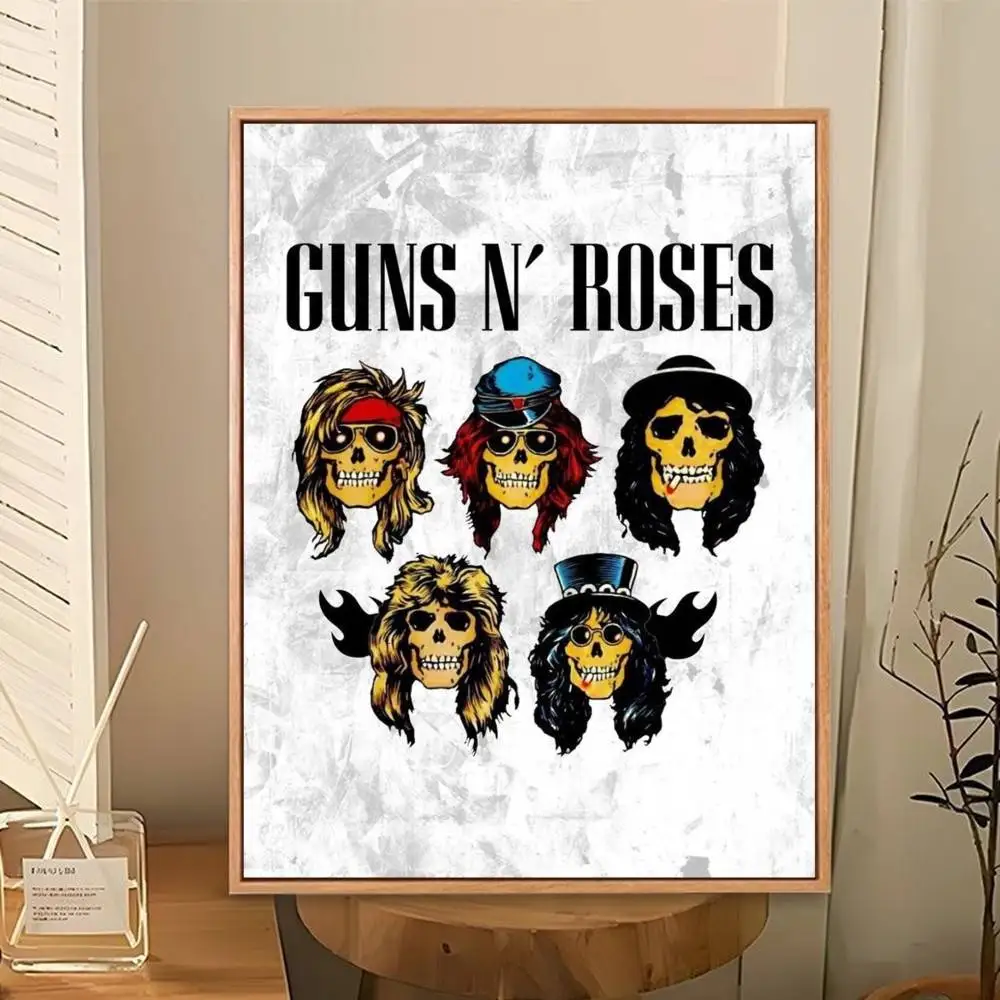 Фото Постер G-Guns N R-Roses, идеальный космический стикер, самоклеящийся, для офиса, домашнего кинотеатра, настенный декор, стильный подарок №3