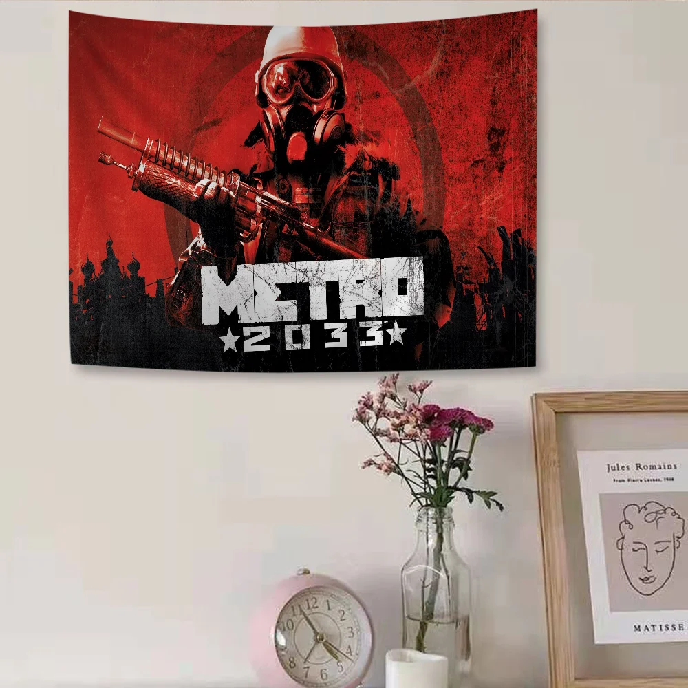 Metro 2033 красочный гобелен настенный с цветком хиппи настенные ковры декор для