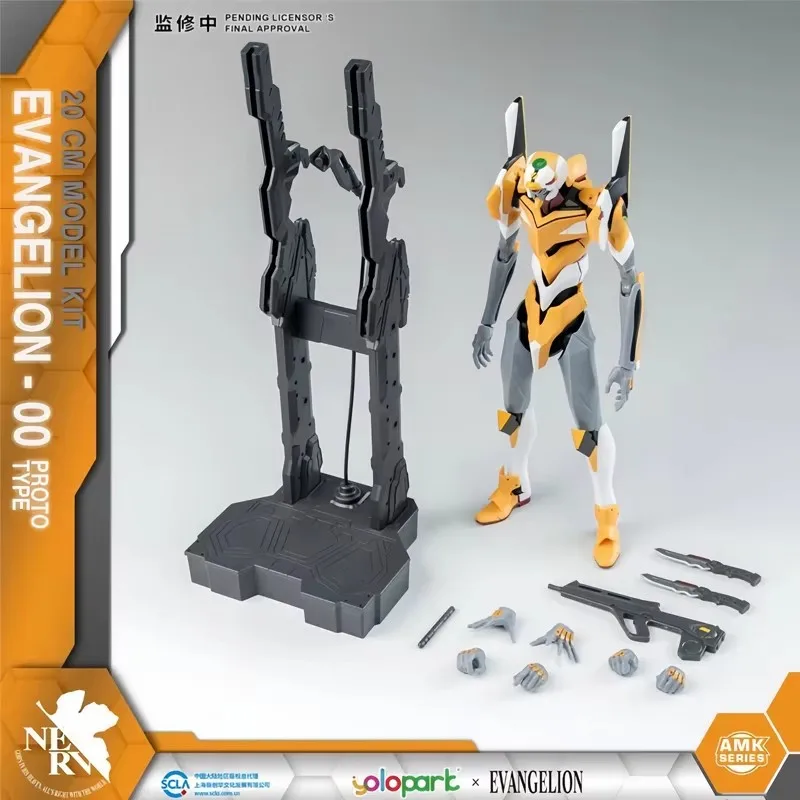 Фото В наличии: Коллекционные модели Yolopark Neon Genesis Evangelion серии AMK (EVA-00, EVA-01, EVA-02) 20 см, серийное производство, подарок для коллекционеров №4