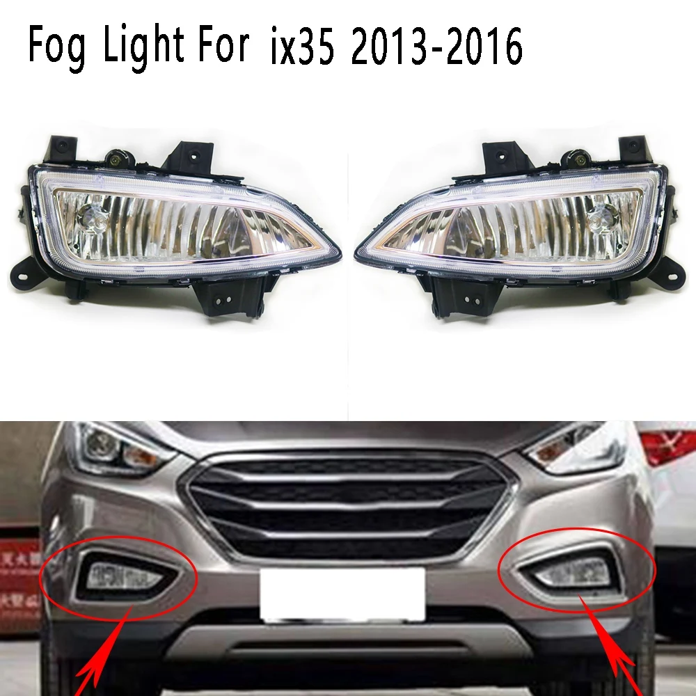 Передняя левая противотуманная лампа для Hyundai Ix35 2013-2016