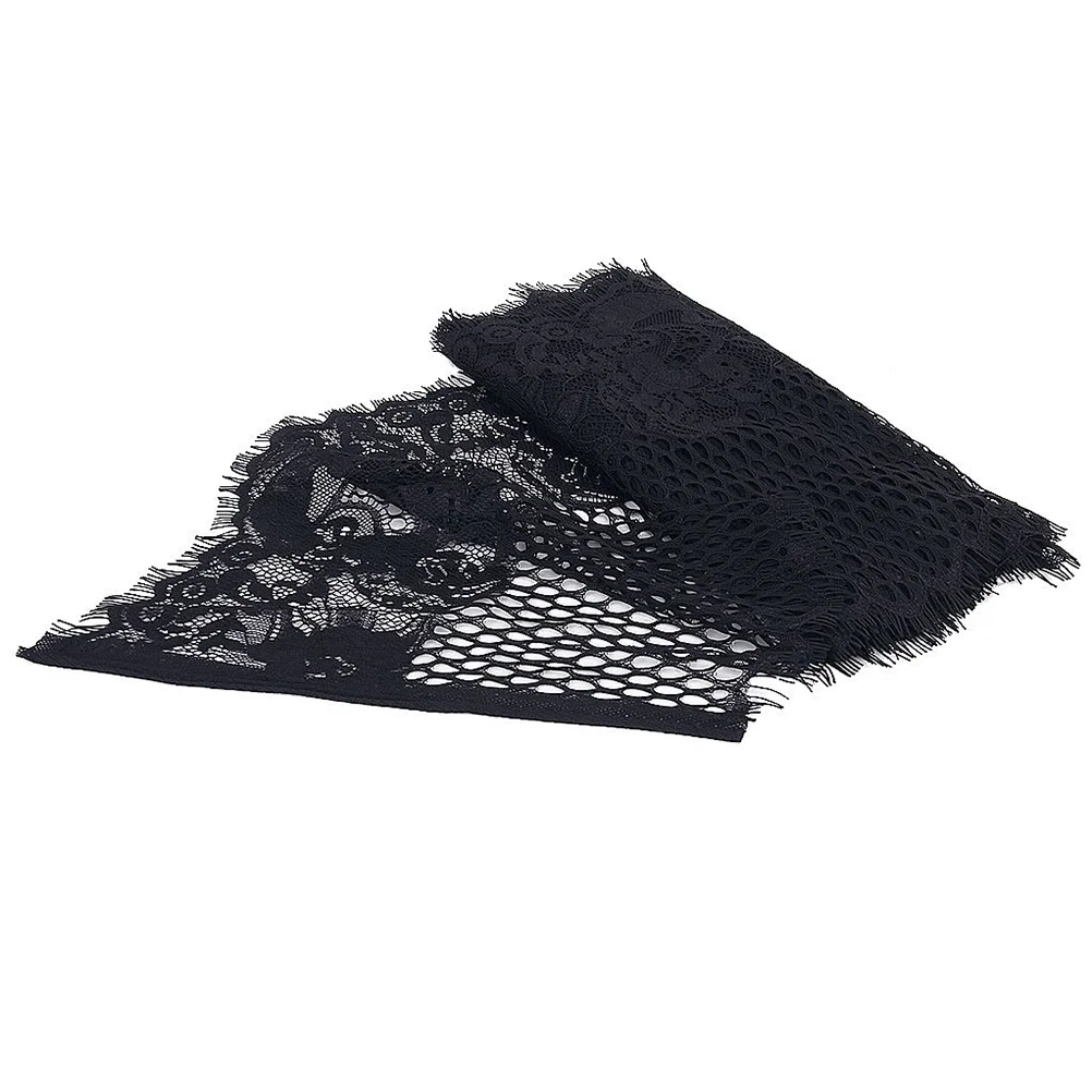 

Lace Trim Black Sewing Wide Floral Applique Fabricpattern Tablecloth Slipcover Diy