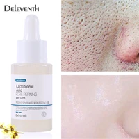 lactobionic acid shrink pores serum remove blackheads face essence moisturizing whitening oil control brighten korean skin care