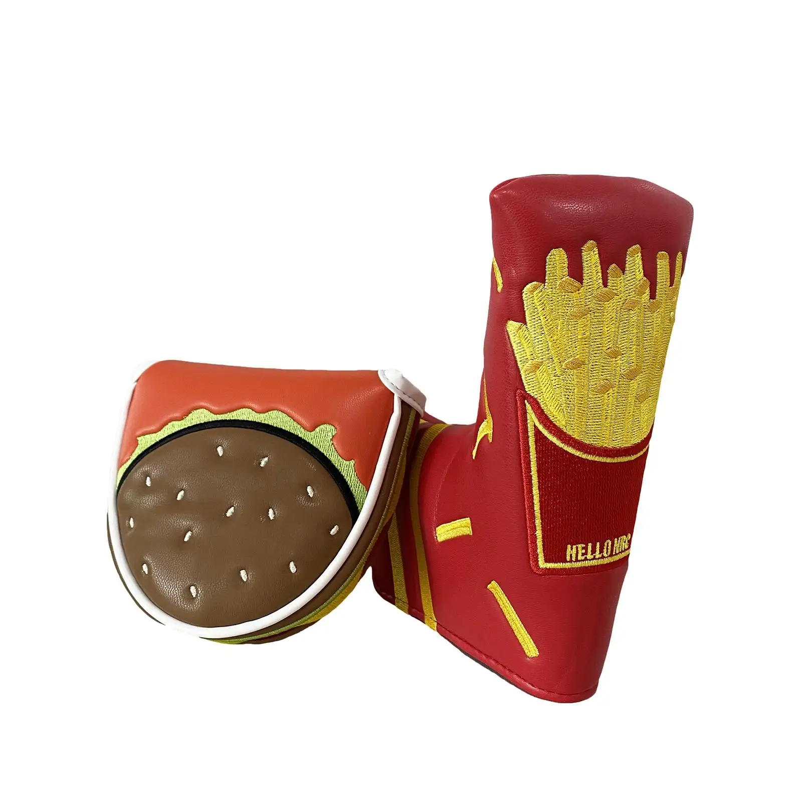 

Durable Golf Mallet Putter Head Cover Wrap Sleeve Head Protector PU Waterproof Golf Club Headcover for Souvenir Gift Women Men