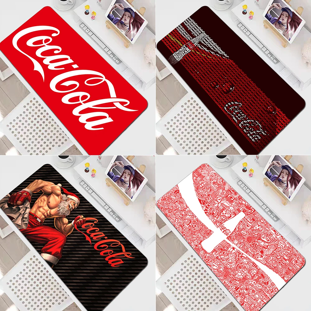 

Bestselling Cola Cocas Led Mouse Pad Rug Mouse Mat Laptop Mini Pc Gaming Accessories Keyboard Play Mat with Backlight for Pc