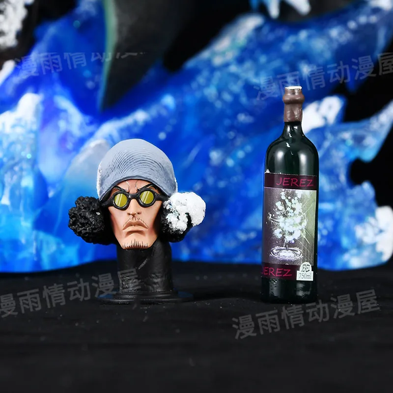 Фигурка Gk One Piece Аниме 30 см Aokiji Kuzan ПВХ 2 Головки Руки Коллекция Украшение Комнаты