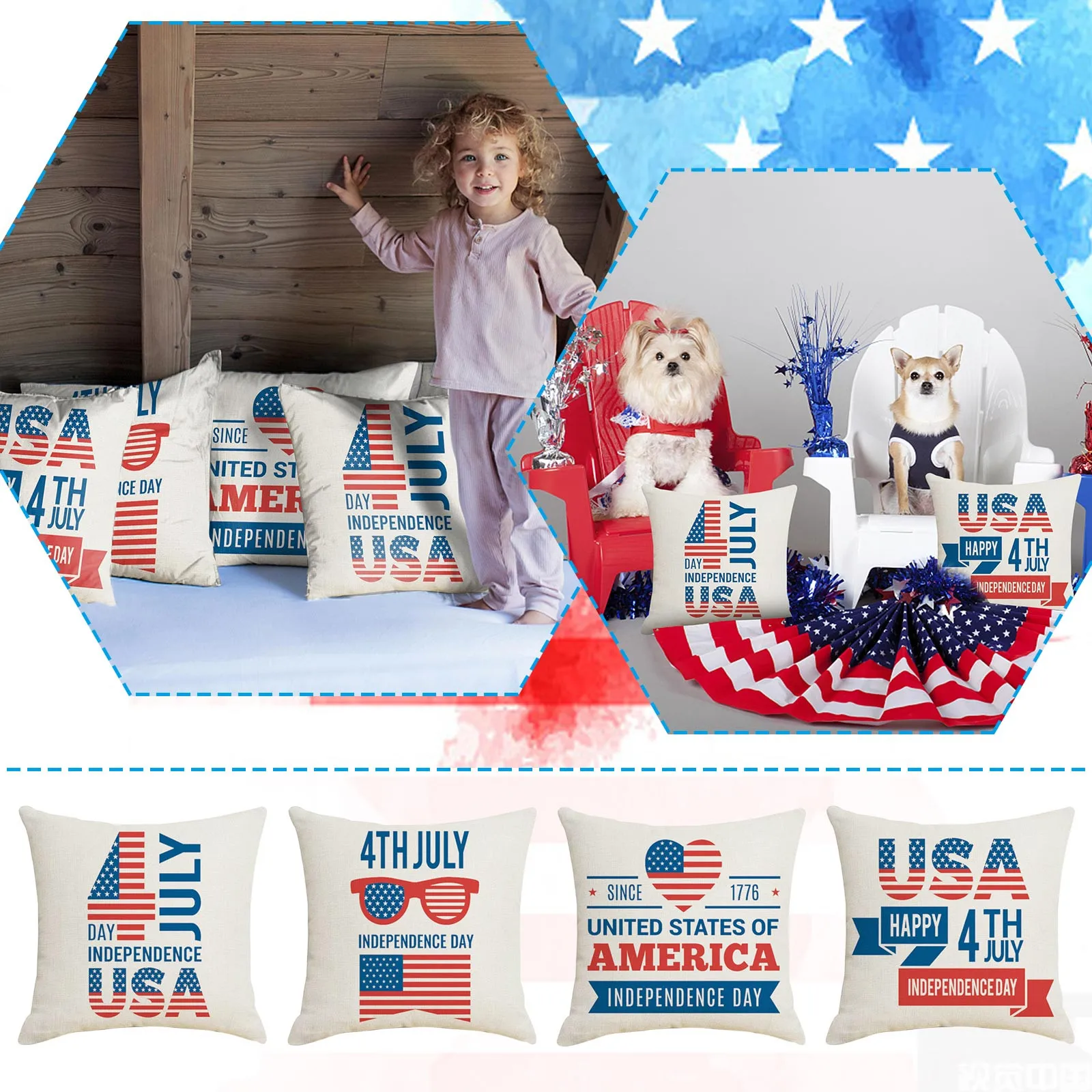 

Veterans Day Independence Day Linen Pillowcase Cushion Print Pillowcase Hug Sofa Pillowcase Pillowcase Taupe Throw Pillow Covers