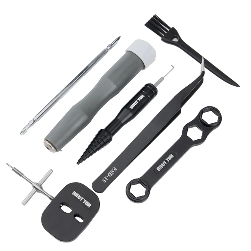 

Now Luya Fishing Wheel Maintenance Tool Bearing Pin Remover Water Drop Spinning Wheel Repair Disassembly Wrench Set Modification