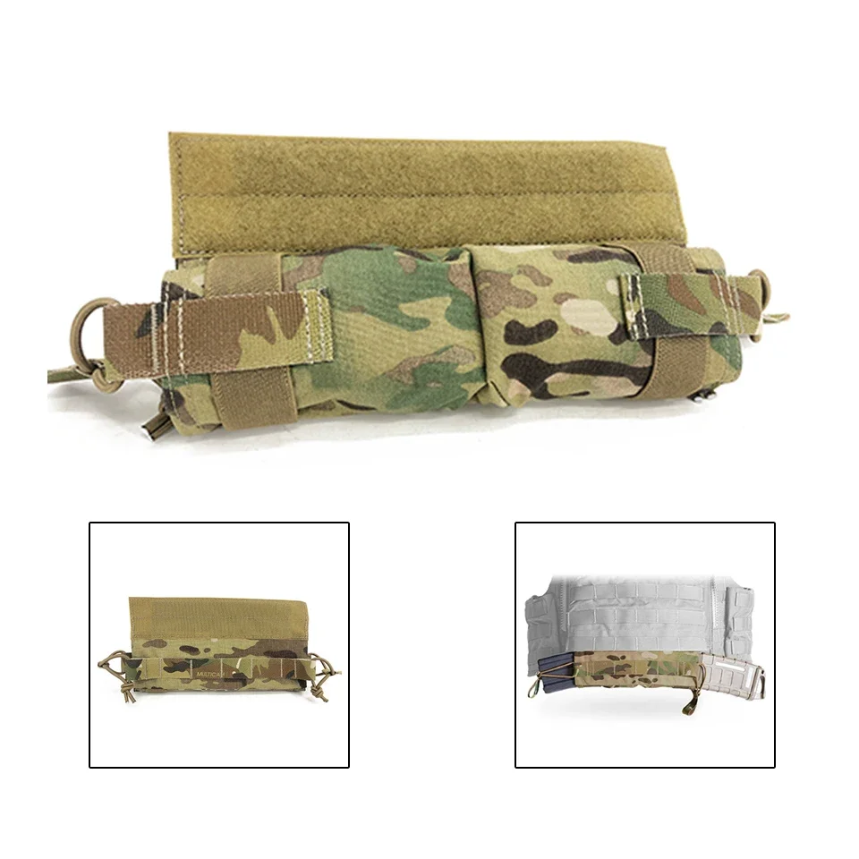 Тактический чехол FMA новый CP Style с боковой тягой M4 Mag Pouch Multicam 500D RS9992