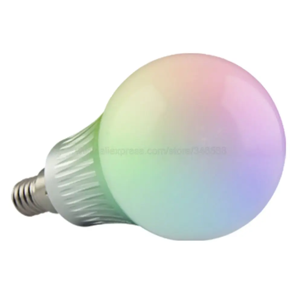 Фото Miboxer FUT013 AC100-240V E14 2,4 ГГцRF TUYA Smart 5 Вт RGB + CCT Цветовая температура/яркость Регулируемое приложение Голосовое управление Светодиодная лампа №2