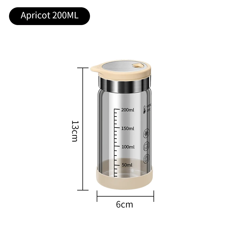 

Бутылки для приправ HOOWKING из боросиликатного стекла 150/200/300/450 мл