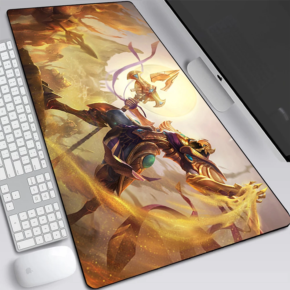 Большой игровой коврик для мыши League of Legends Azir, компьютерный коврик для мыши для ноутбука, коврик для клавиатуры, Настольный коврик, игровой коврик для мыши XXL, офисный коврик