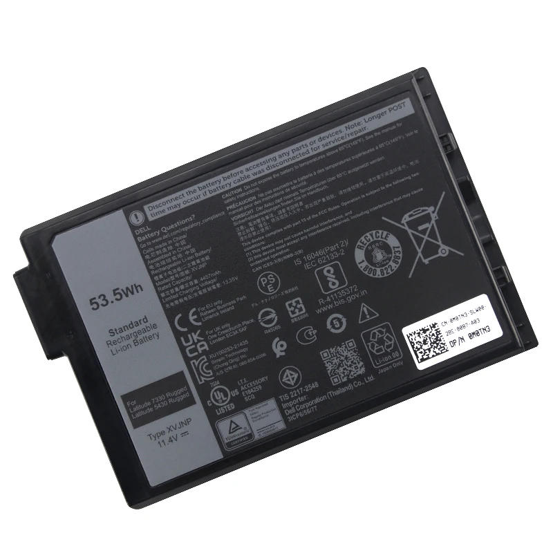 Аккумуляторная батарея XVJNP для ноутбука DELL латиудэ 7330 5430 6JRCP 11 4 в 4457 Вт/ч мАч
