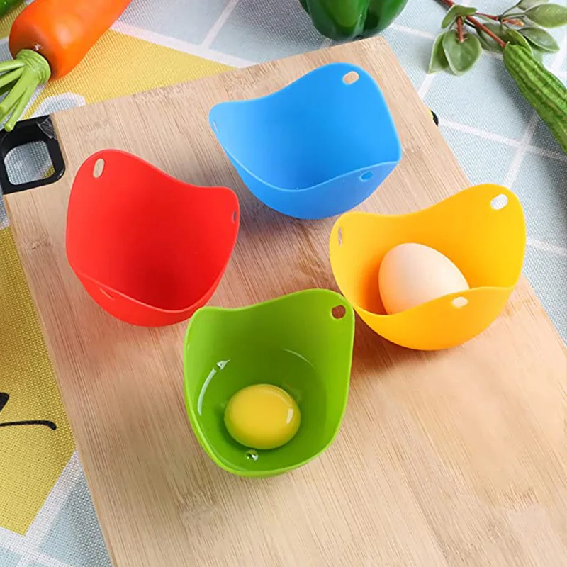 

Silicone Egg Boiler Warm Creative Silica Gel Cooker High Temperature Steamer Holder Kitchen Baking Tools For Home Cooking Gadget