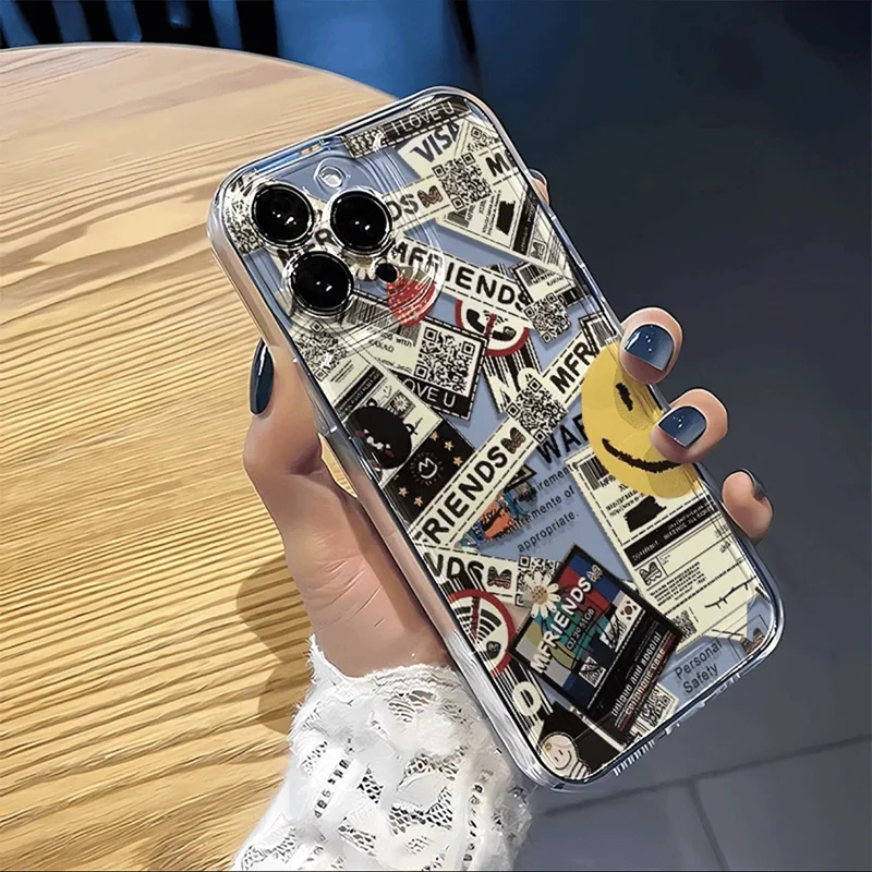 Наклейка в виде газеты для OPPO A3 A60 A57 A38 A79 A58 A98 A5 F9 F11 A94 A92 A76 A74 A73 A54 A53 A31 A15 2020 Pro