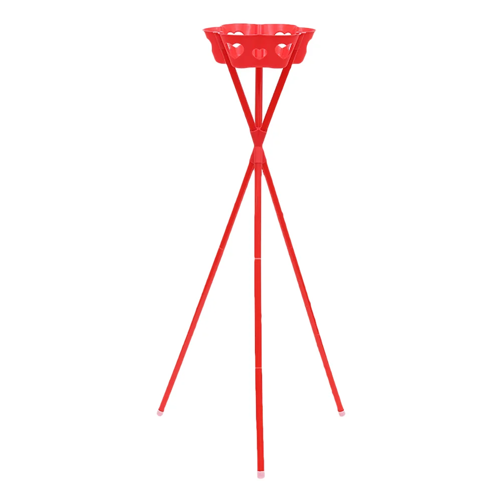 

1 Set of Exquisite Flower Bracket Tripod Flower Tripod Rack for Decor (Red)