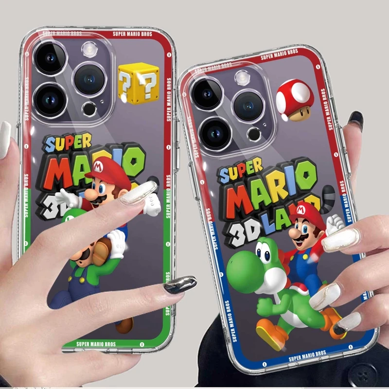

Super Mario Game For iPhone 13 14 Pro Max XR 12 11 Mini X XS 12mini 13mini Cover Case Capa