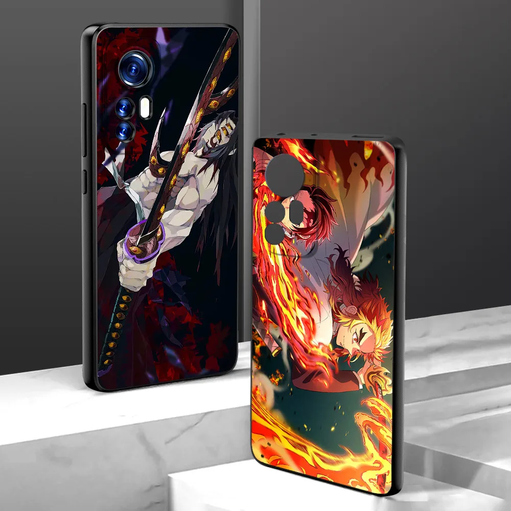 

Fundas for Xiaomi Mi 11 11T 12 9T 10T 10 Pro A3 9 Lite Ultra SE Poco X3 NFC M3 Note 10 Soft TPU Anime Demon Slayer Phone Case