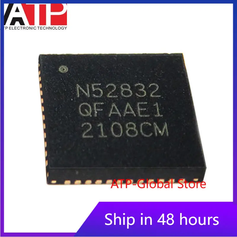 1 шт., скандинавский флэш-карта памяти NRF52832, NRF52832QFAA, флэш-карта N52832 VFQFN48 IC