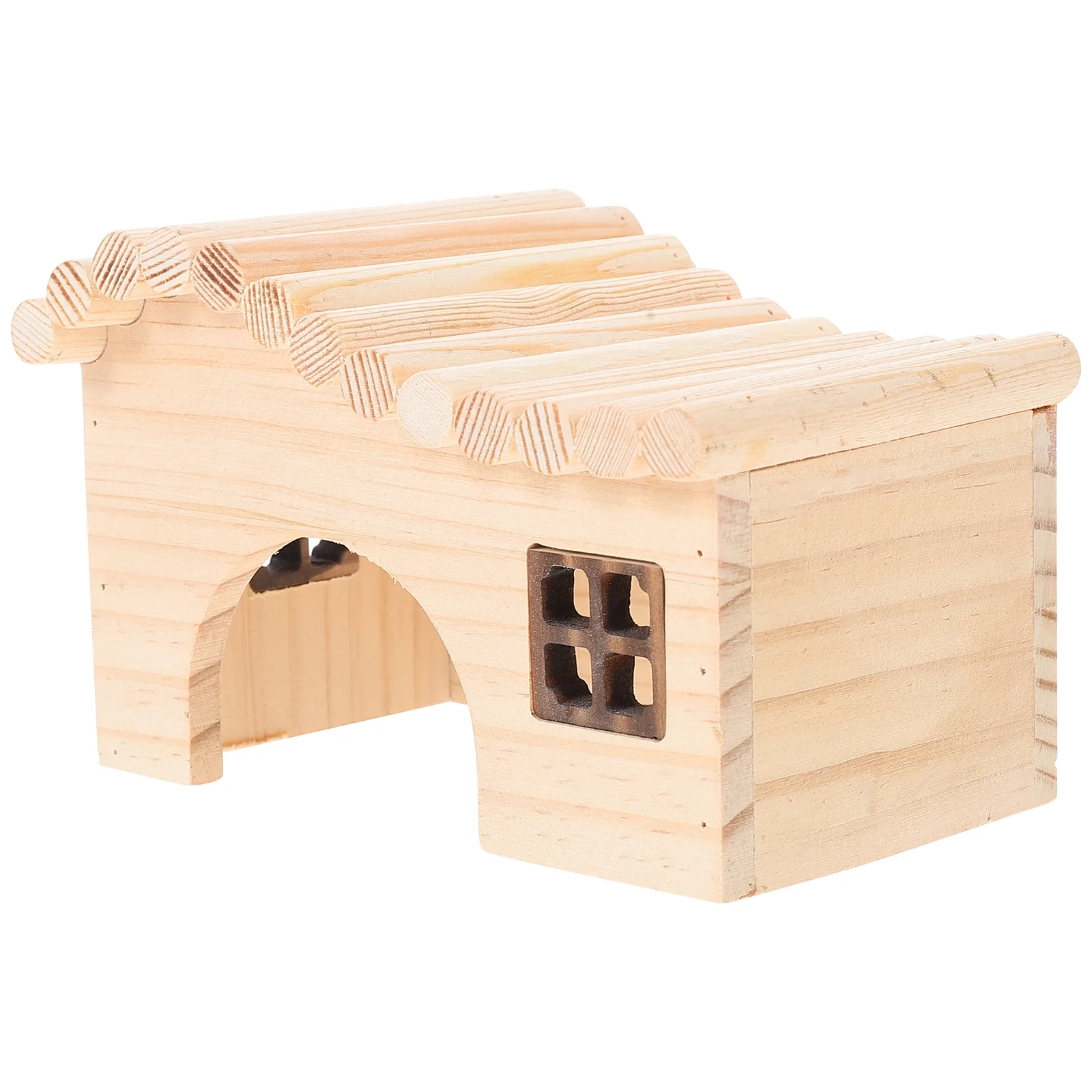 

Wooden Hamster Nest Arched House Hamster Nest Exquisite Hamster House Pet Nest