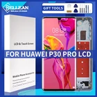 ЖК-дисплей Catteny 6,47 дюймов OLED для Huawei P30 Pro, сенсорная панель, стеклянный экран, дигитайзер в сборе, Замена с рамкой